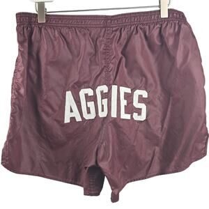 Vintage Soffe Texas A&M Aggie Shorts Maroon Size Small